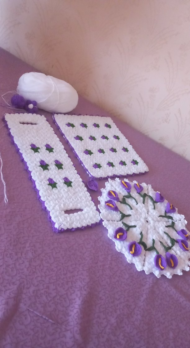 Mor Pastel Banyo Lif Seti - Görsel 3