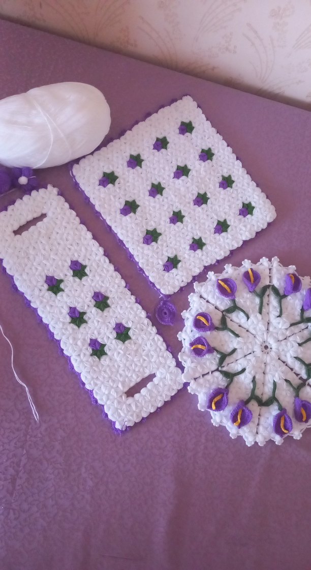 Mor Pastel Banyo Lif Seti - Görsel 2