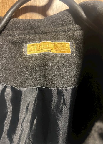 Düğmeli füme rengi Kadın Kaban - Görsel 4