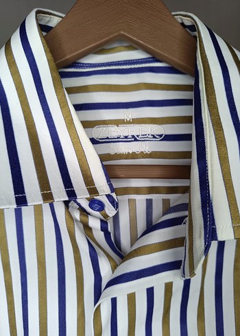 Çizgili Uzun Kollu Erkek Gömlek - Görsel 3