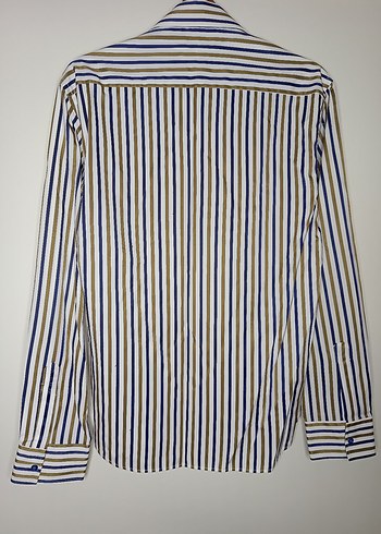 Çizgili Uzun Kollu Erkek Gömlek - Görsel 2