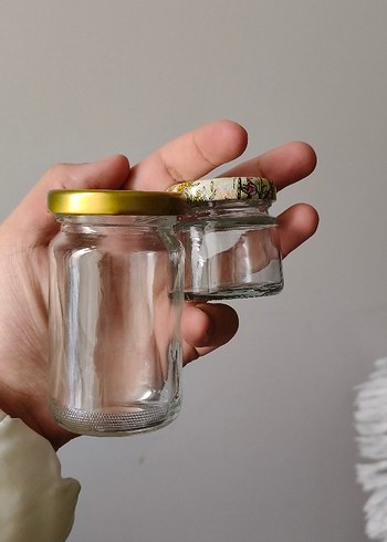 11 tane Renkli Kapaklı Cam Saklama Kavanozları - Görsel 2