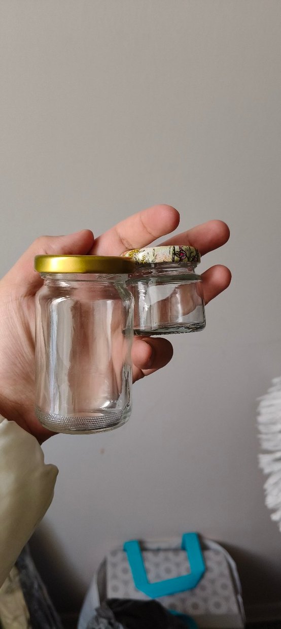 11 tane Renkli Kapaklı Cam Saklama Kavanozları - Görsel 2