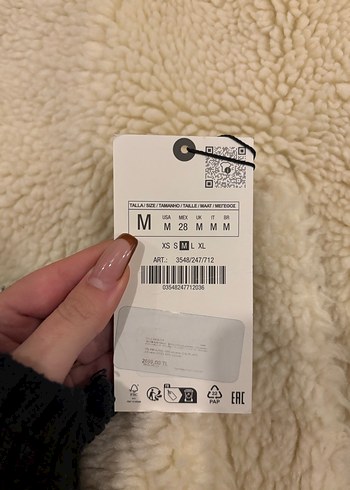 Beyaz Kürklü Kadın Ceket - Görsel 5