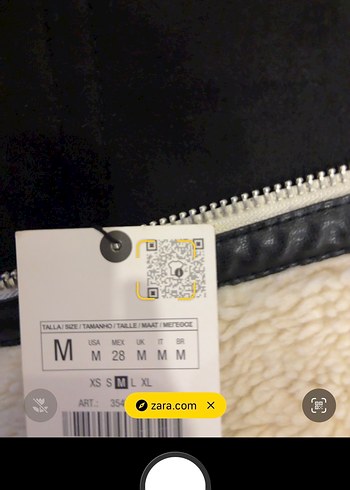 Beyaz Kürklü Kadın Ceket - Görsel 2