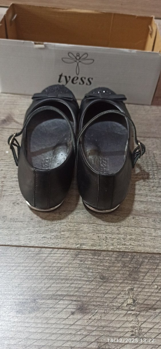 Kız Çocuk Siyah Goth Babet Ayakkabı - Görsel 3