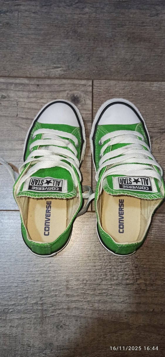 Yeşil Converse All Star Çocuk Spor Ayakkabı - Görsel 4