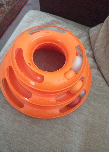 Turuncu Kedi Oyuncağı - Çok Katmanlı Toplu - Görsel 2