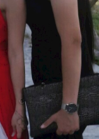 Askılı Taş işlemeli, balık kesim uzun elbise - Görsel 6