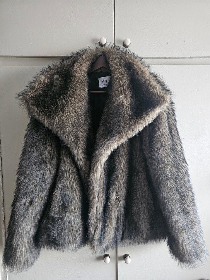 vizon Suni Kürk mont - Görsel 5