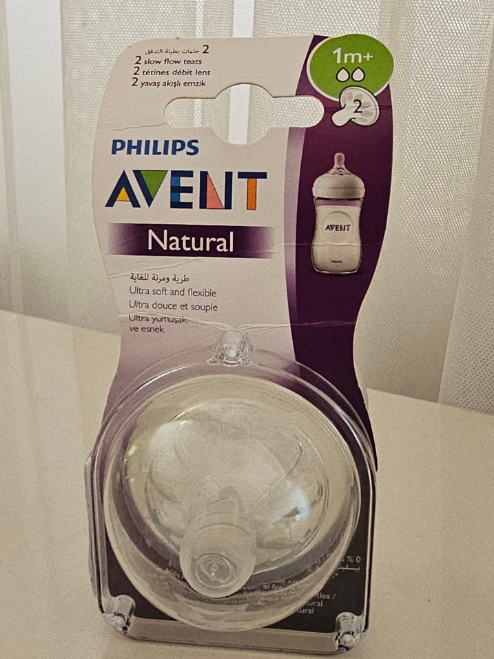Philips Avent Natural Bebek Biberon Emziği 1 Ay+ - Görsel 2