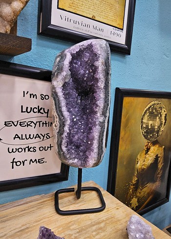 Ametist taşı koleksiyon parça - Görsel 2