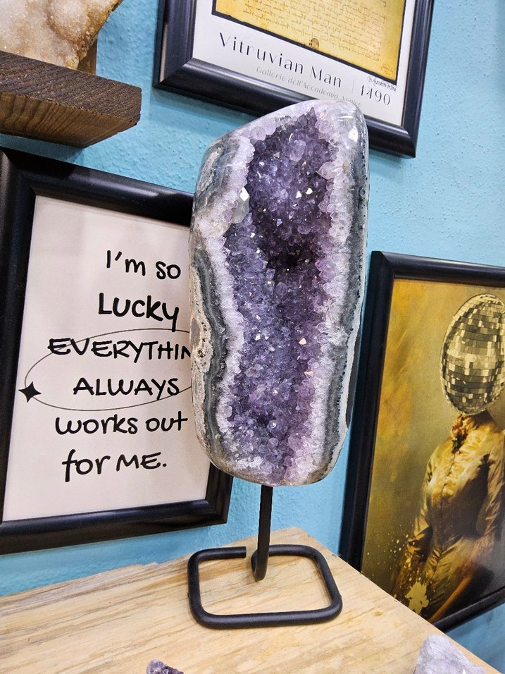 Ametist taşı koleksiyon parça - Görsel 4