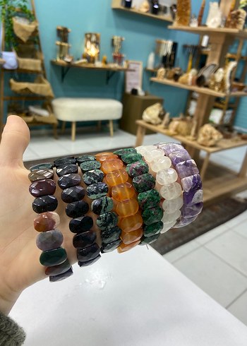 Doğal taş bileklik (set halinde verilir) - Görsel 3