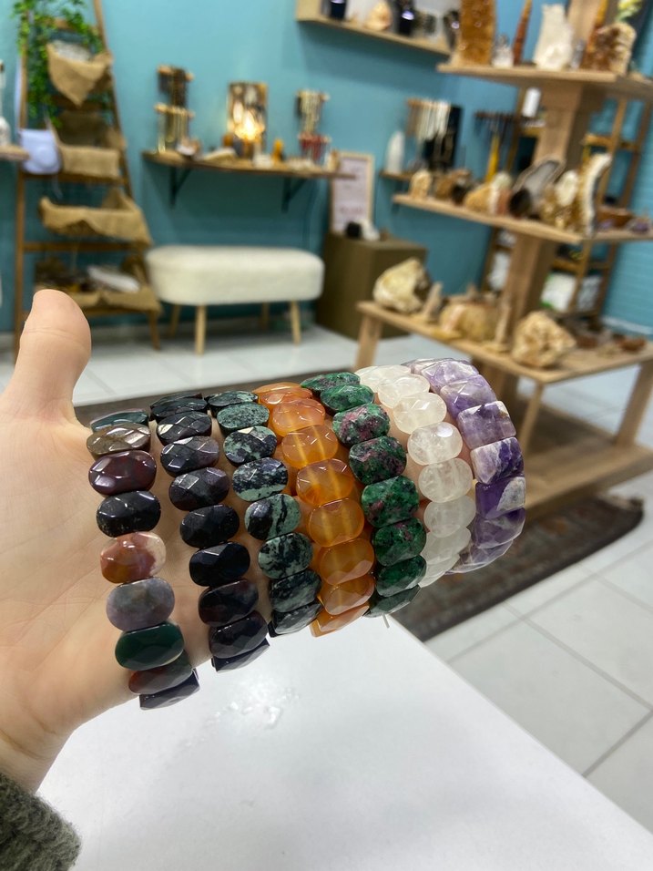 Doğal taş bileklik (set halinde verilir) - Görsel 3