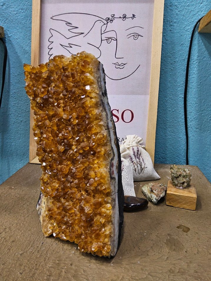 Sitrin Doğal Kristal Dekoratif Taş - Görsel 2