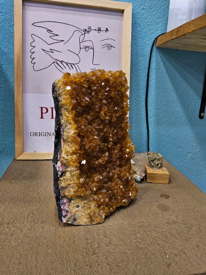 Sitrin Doğal Kristal Dekoratif Taş - Görsel 3