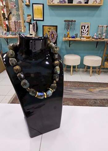 labradorit kolye - Görsel 4