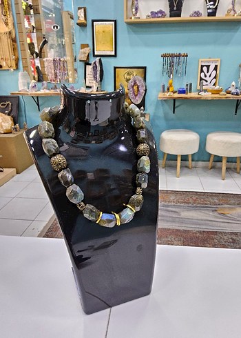 labradorit kolye - Görsel 2