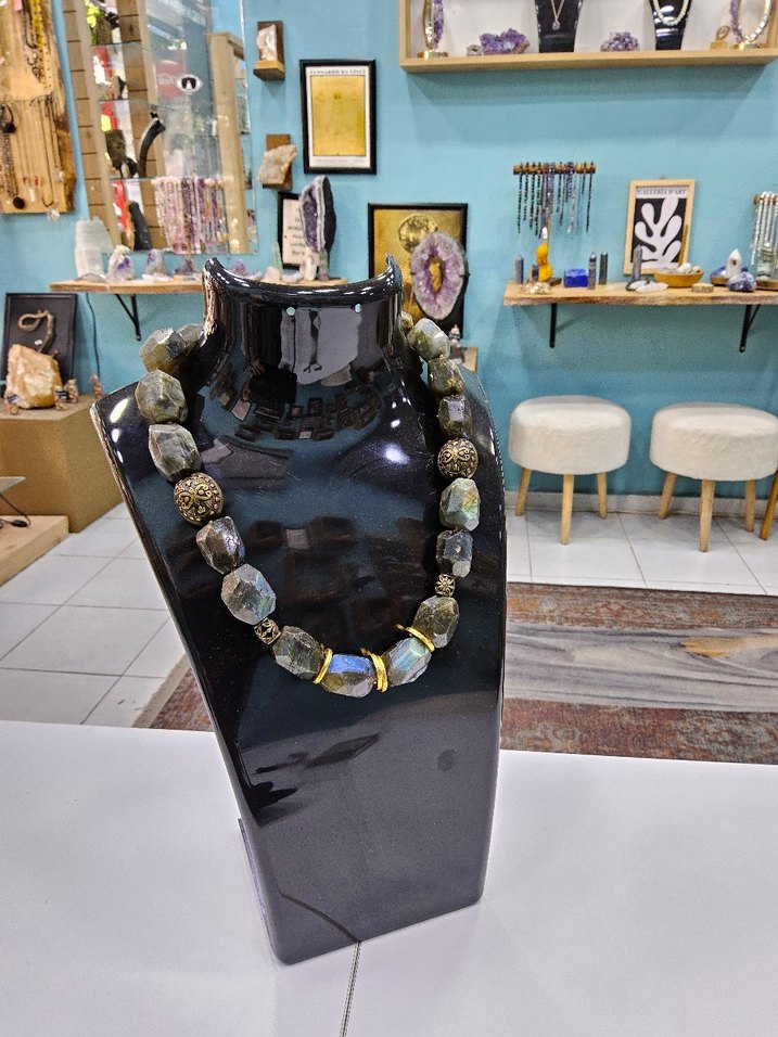 labradorit kolye - Görsel 2