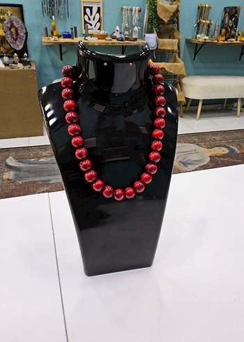 Doğal mercan kolye - Görsel 4