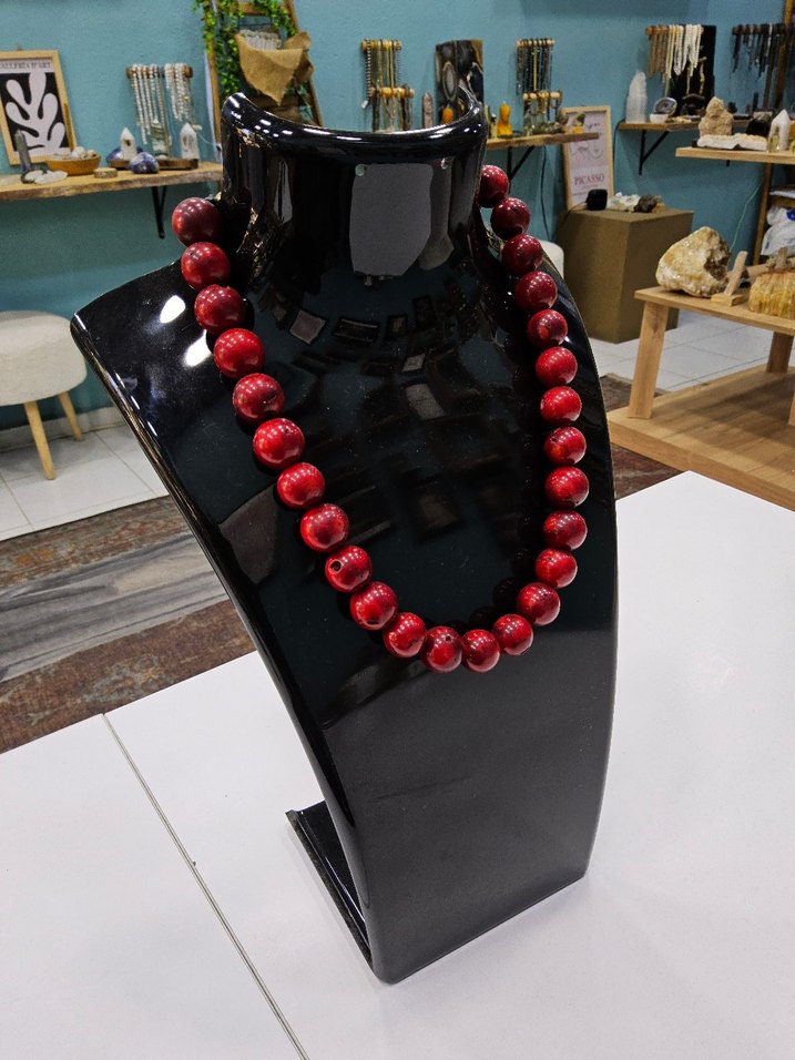 Doğal mercan kolye - Görsel 2