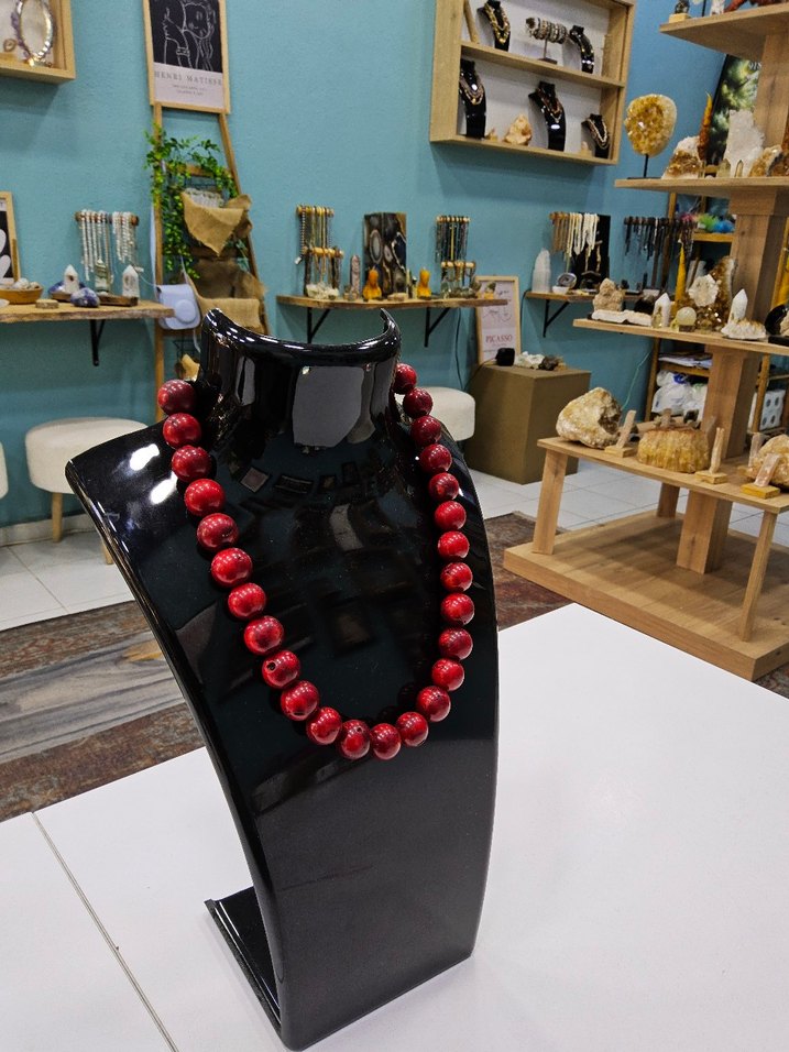 Doğal mercan kolye - Görsel 3