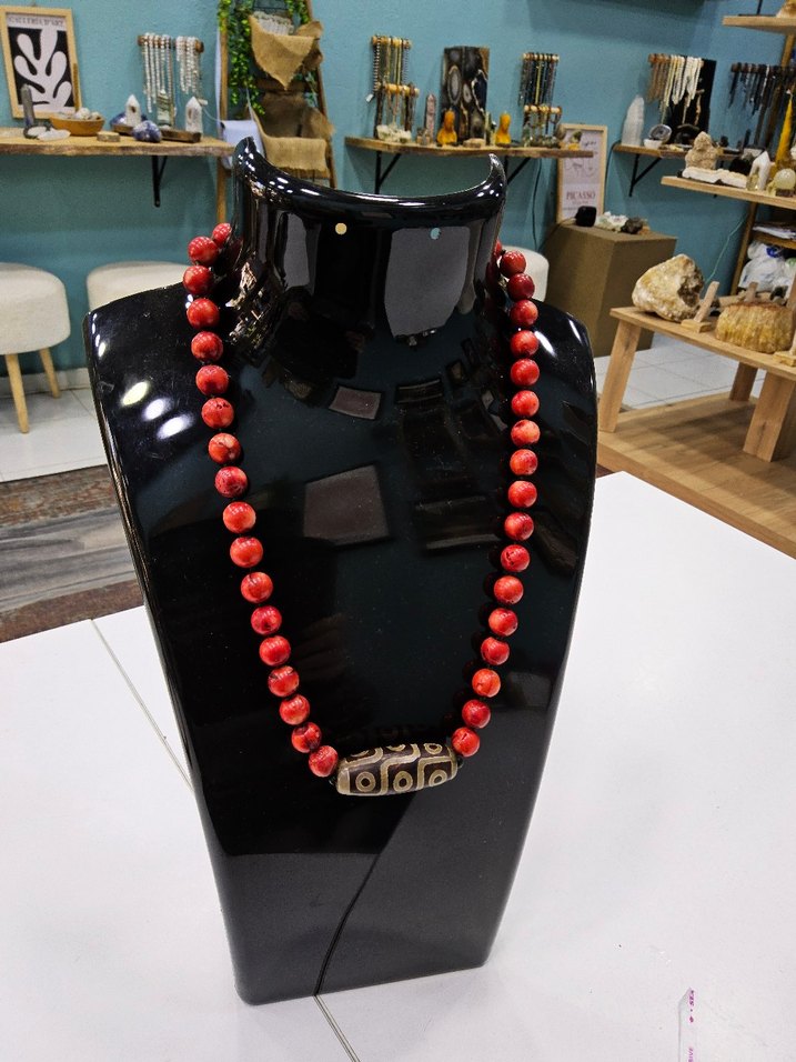 mercan-akik kolye - Görsel 2