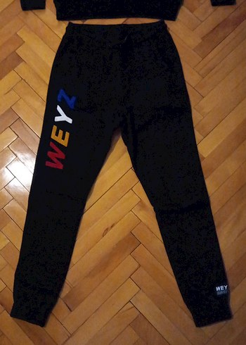 Uni Siyah WEYZ Baskılı Eşofman Takımı - Görsel 2