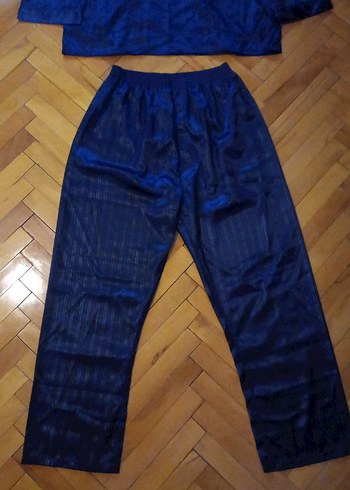 Lacivert Düğmeli Erkek Pijama Takımı - Görsel 3