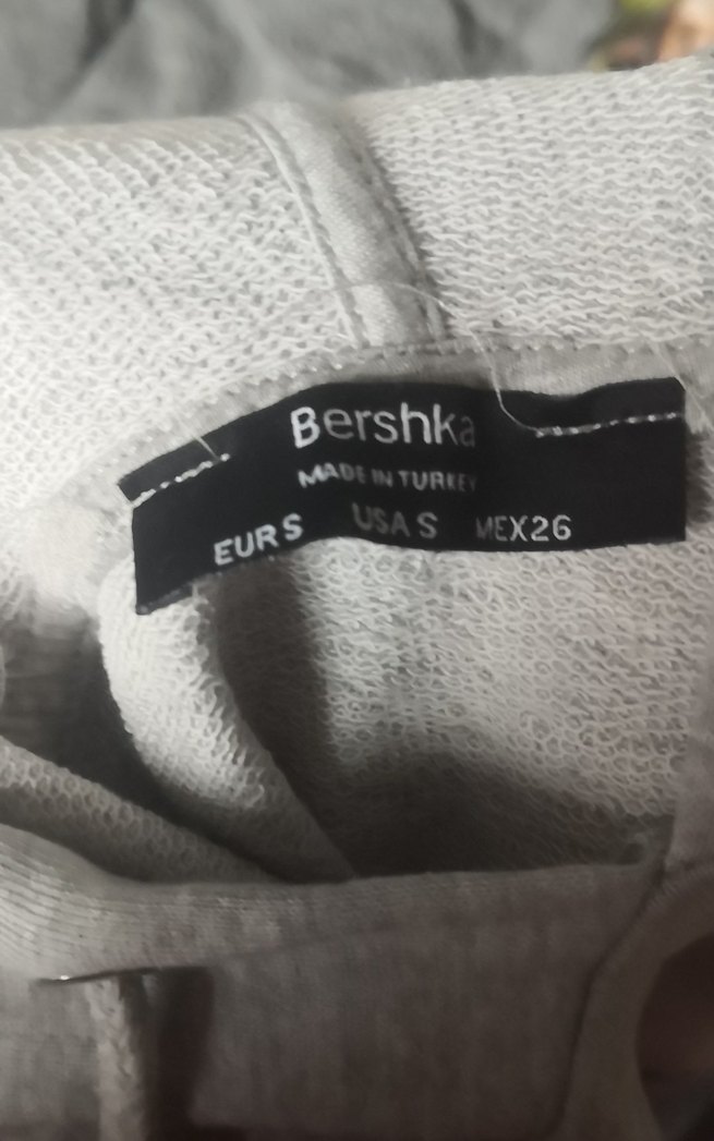 Gri Kapüşonlu Salaş Kadın Sweatshirt - Görsel 2
