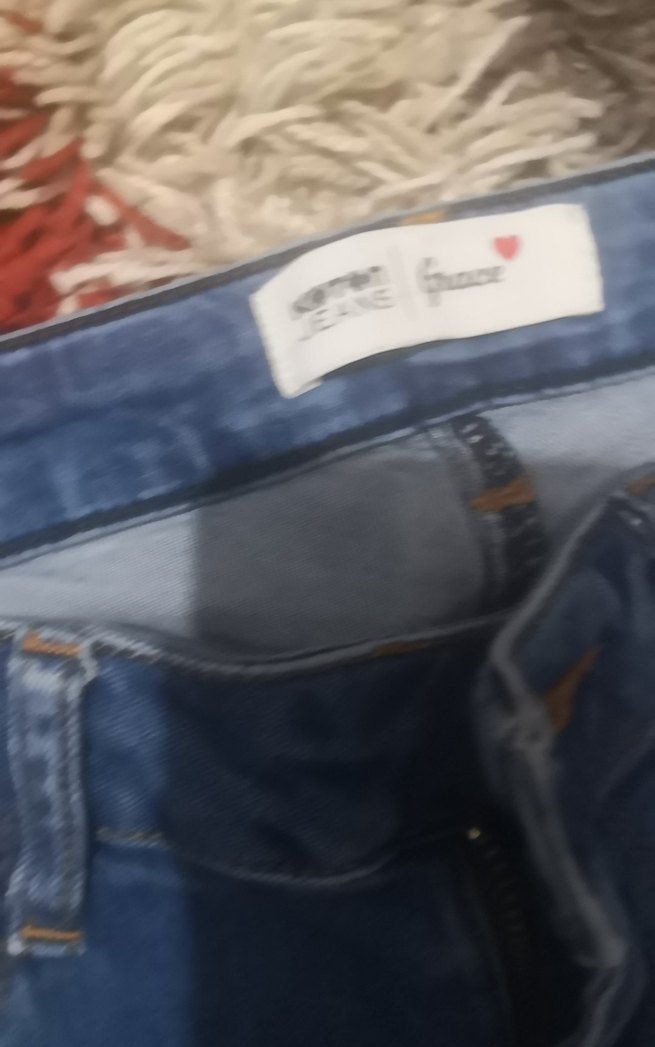 Kadın Mavi Fit Denim Pantolon - Görsel 2