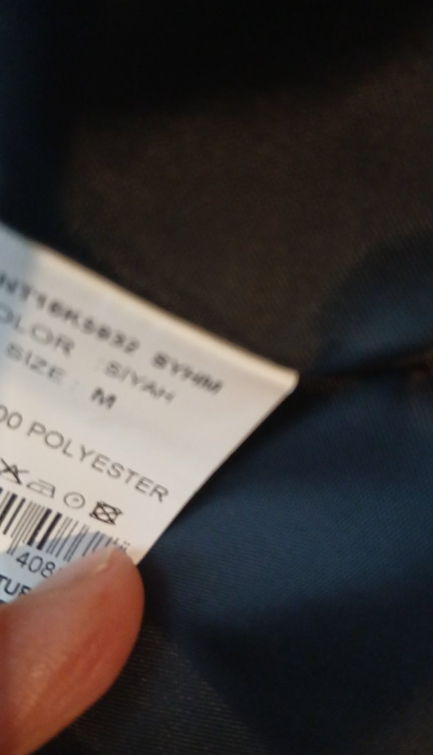 kadın  siyah  rozet - Görsel 2