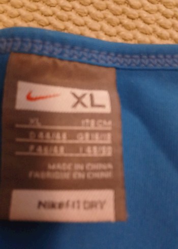 Nike açık Mavi V Yaka Kadın Tişört - Görsel 2