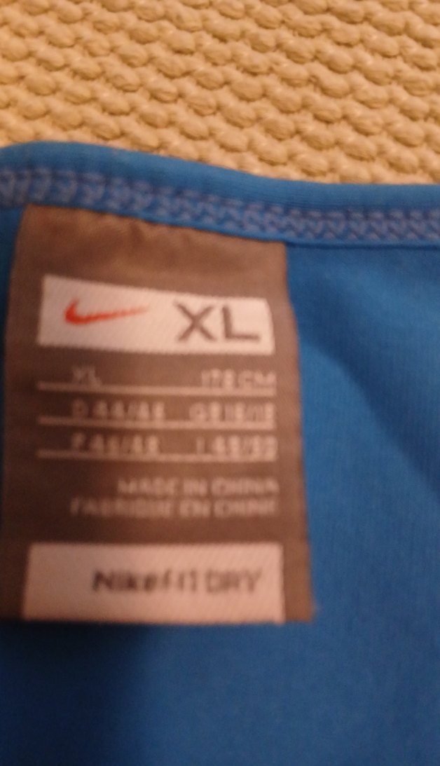 Nike açık Mavi V Yaka Kadın Tişört - Görsel 2
