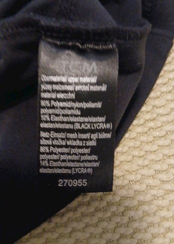 Siyah V Yakalı spor Atlet - Görsel 3