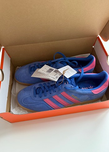 Adidas Mavi Pembe Gazelle Erkek Spor Ayakkabı - Görsel 5