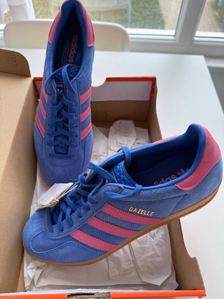 Adidas Mavi Pembe Gazelle Erkek Spor Ayakkabı - Görsel 2