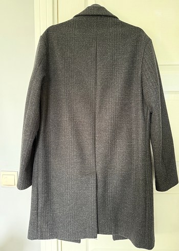 Zara Gri Kaşe Erkek Kaban - Görsel 6