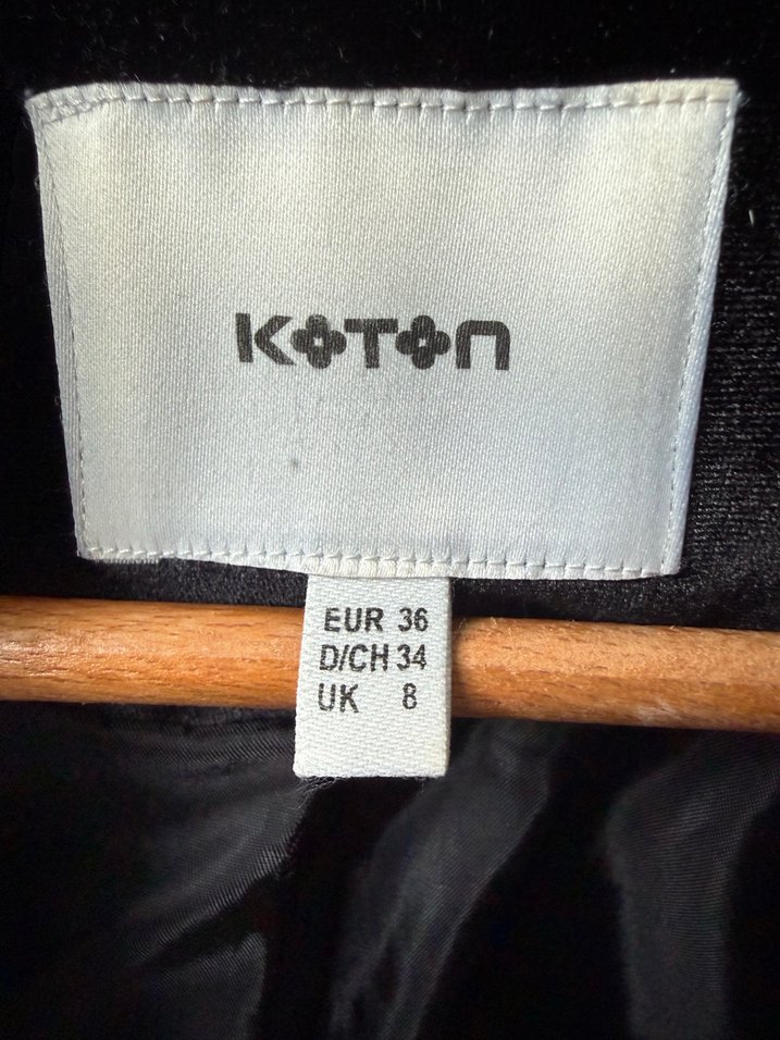 Siyah Kadife Kadın Blazer Ceket - Görsel 2