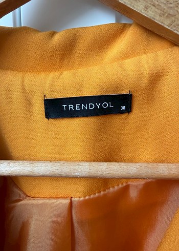 Turuncu Kadın Blazer Ceket - Görsel 2