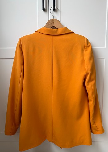 Turuncu Kadın Blazer Ceket - Görsel 3