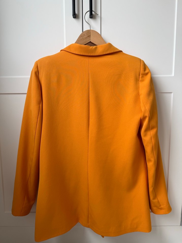 Turuncu Kadın Blazer Ceket - Görsel 3