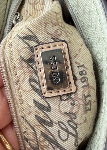 GUESS Kadın Haki Bohem Tarz Çanta - Görsel 3