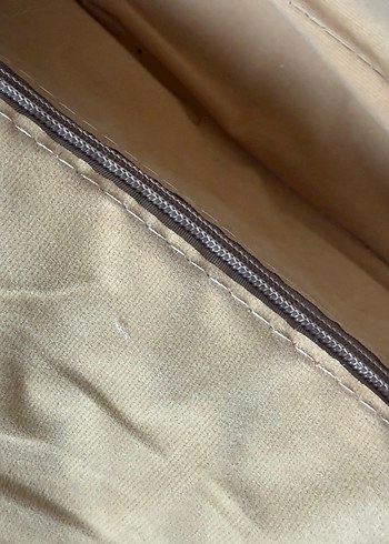 Kürk Peluş Detaylı Bej Kadın Omuz Çanta - Görsel 6