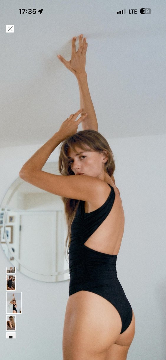 Zara Kahverengi Metal Aksesuarlı Body - Görsel 3