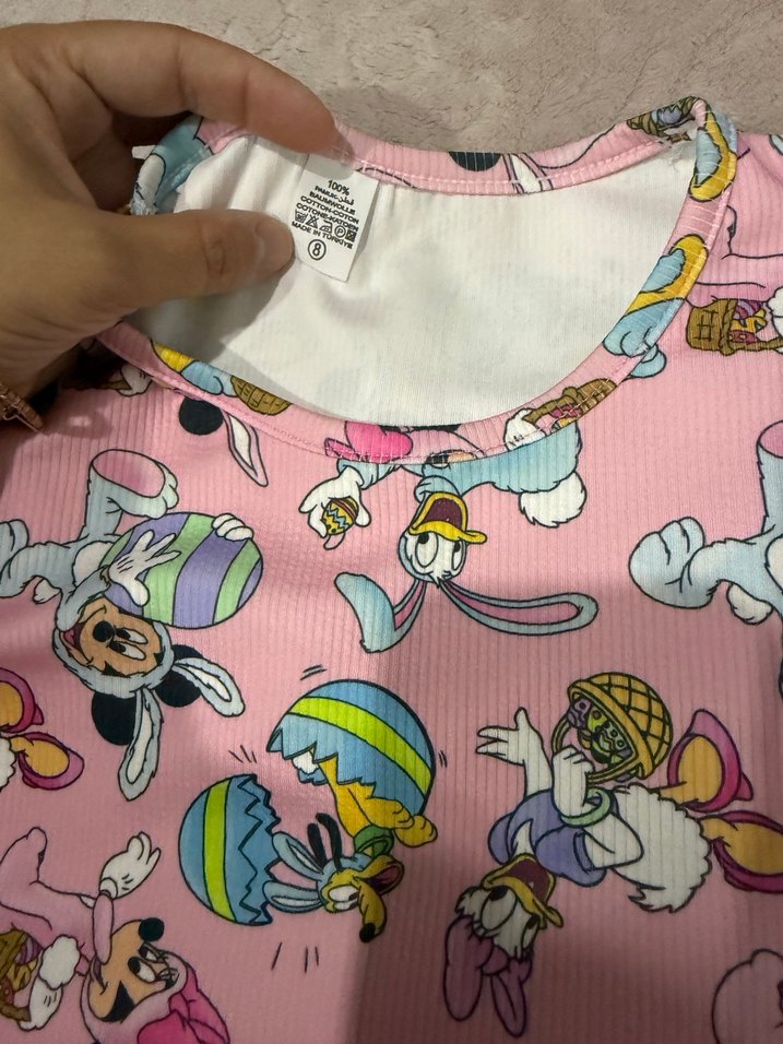 Pembe Bebek Kız Triko Takım - Görsel 3