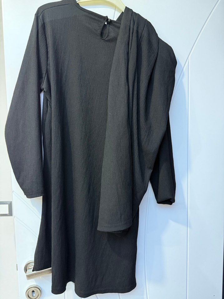 Siyah Uzun tunik takım - Görsel 4