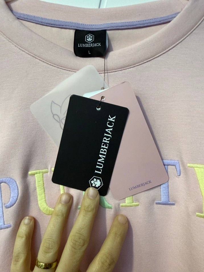 Kadın Pembe Oversize Sweatshirt - Görsel 3