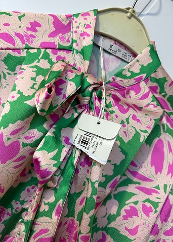 Pembe Pastel Bağcıklı Uzun Kimono - Görsel 7